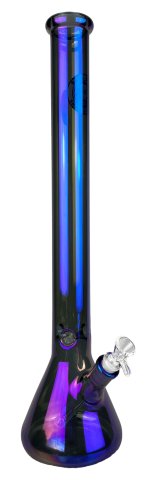 Metallic  Justin  Hale  Glass  Bong